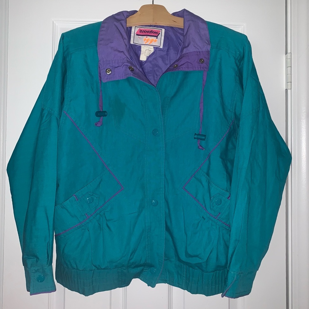 80s Innovations by Izzi Windbreaker Jacket